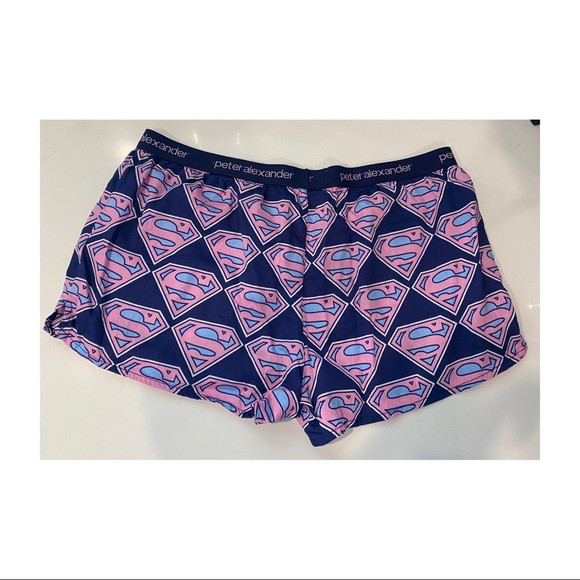 Womens Peter Alexander superman pj shorts size S - Picture 3 of 5